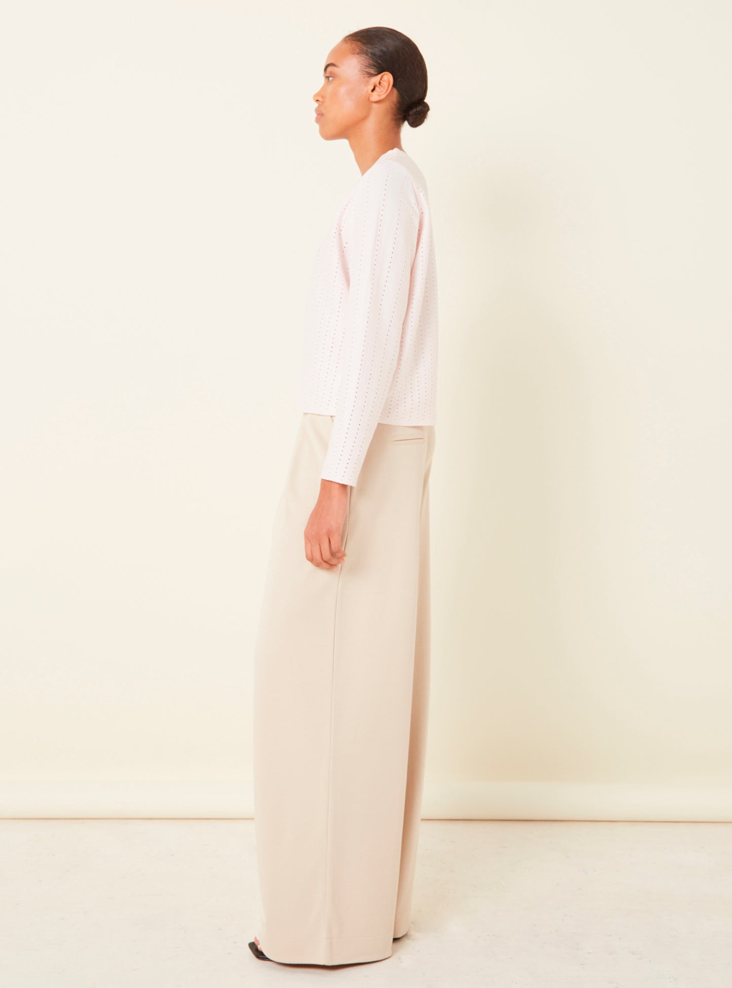 Pantalon ample à plis jersey - Pantalons de luxe
