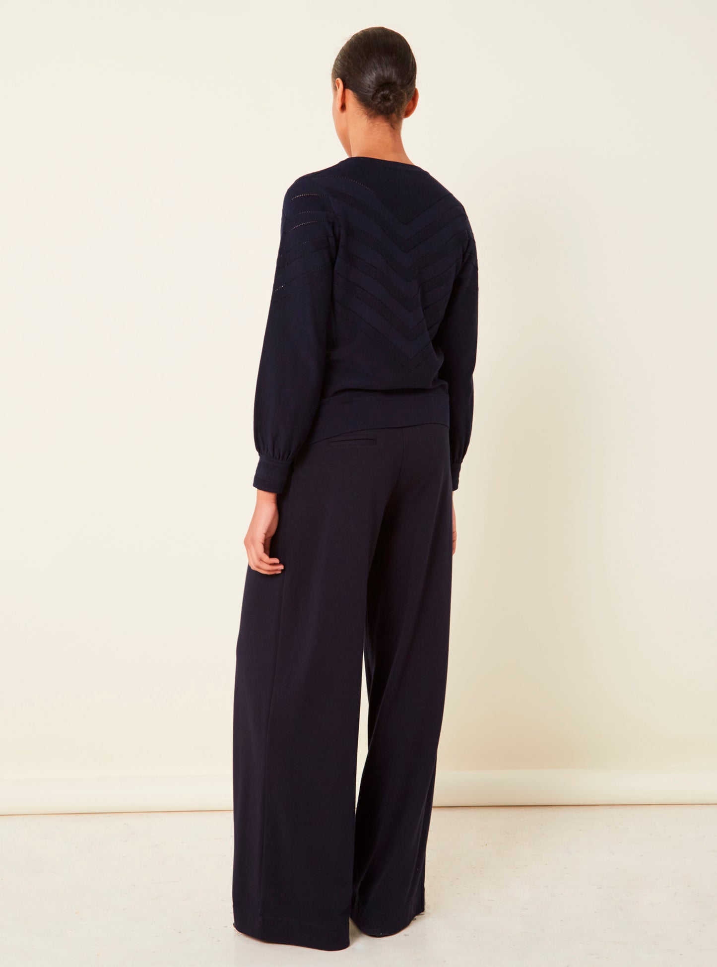 Pantalon ample à plis jersey - Pantalons de luxe