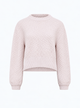 Pull court maille damier