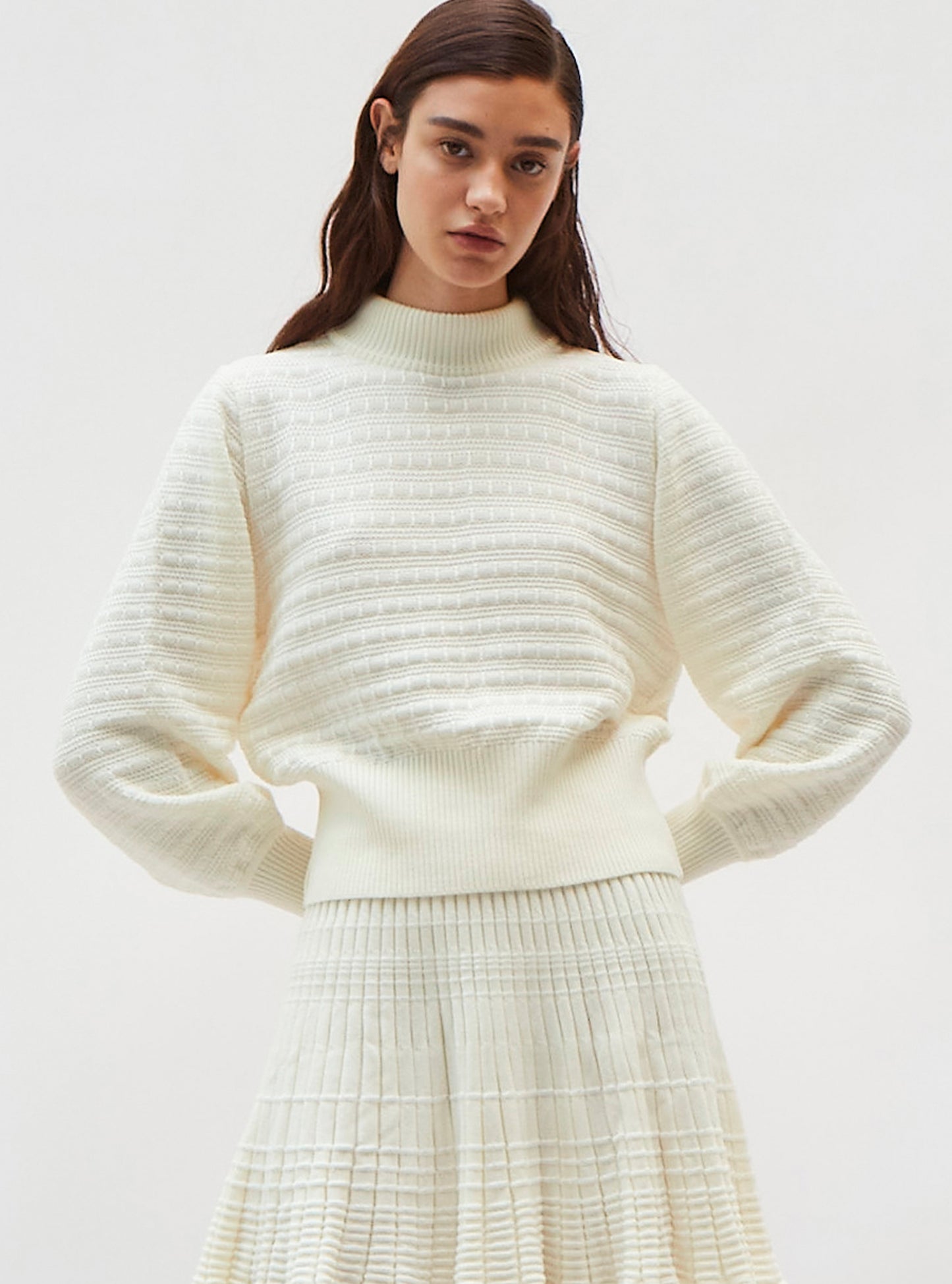 Sweater en maille couture - Vêtement en maille de luxe Molli