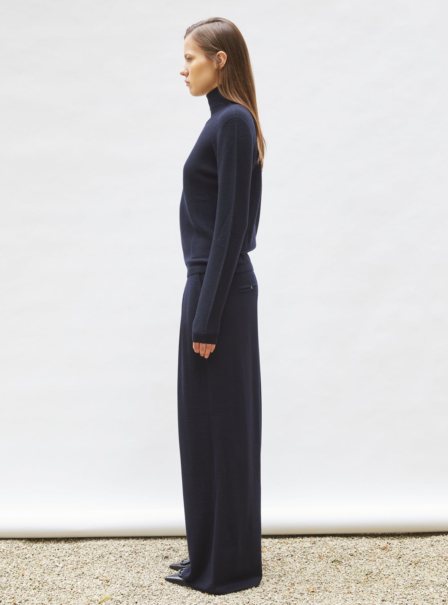 Top fin à col montant - Vêtement de luxe femme