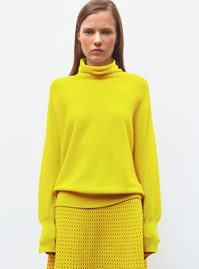 pull fin col montant - Image principale