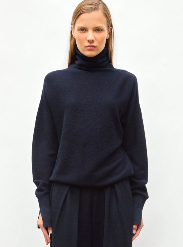 pull fin col montant - Image principale