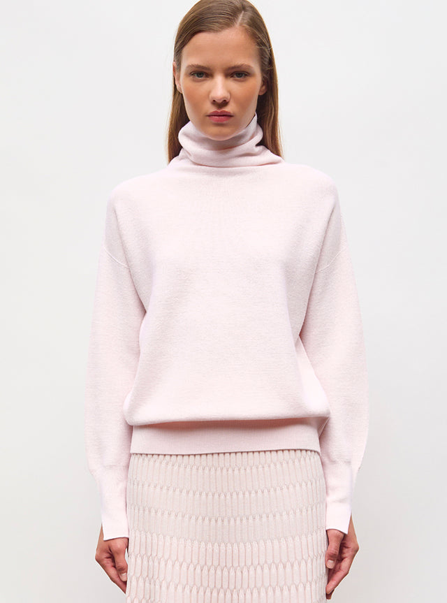 pull fin col montant - Image principale