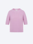 Top fin maille manches coudes