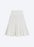 Jupe courte en maille à frange - Molli