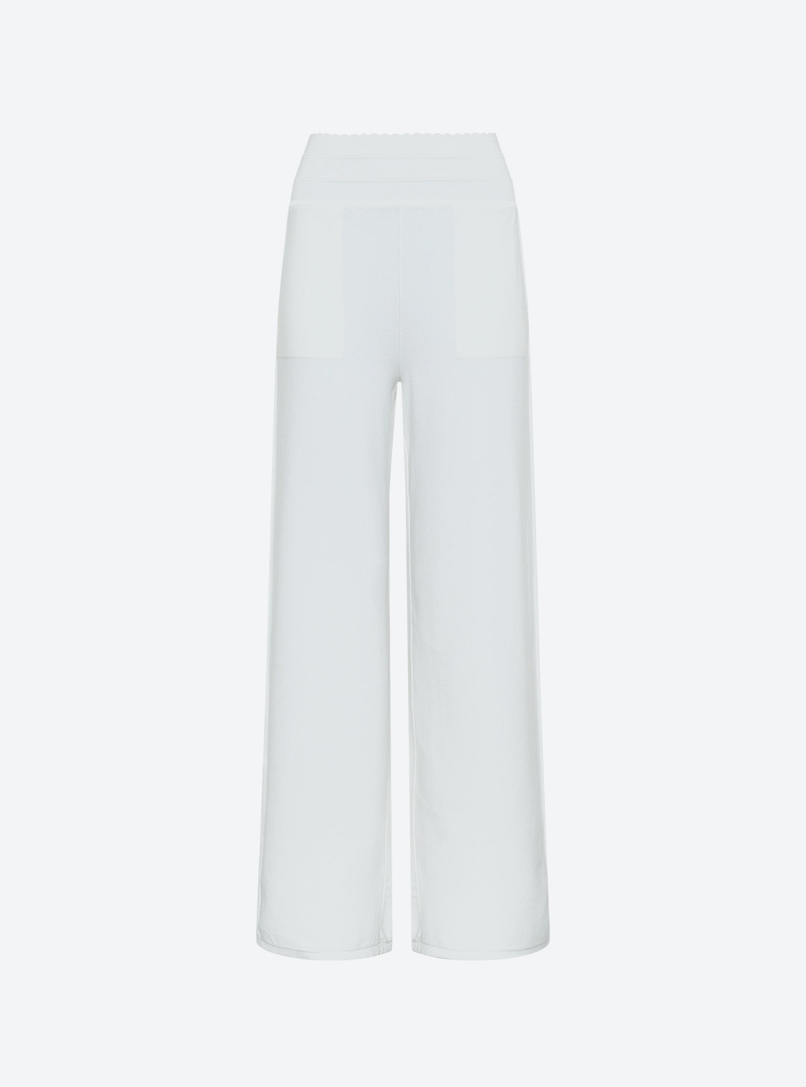 Pantalon taille haute maille jersey Milk - Molli