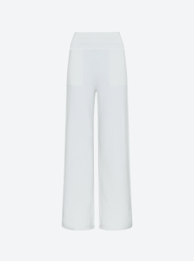 pantalon taille haute maille - Image principale