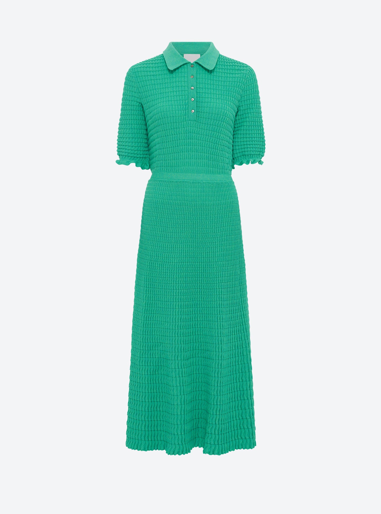 Robe maille de luxe - Robe longue maille origami Seychelles