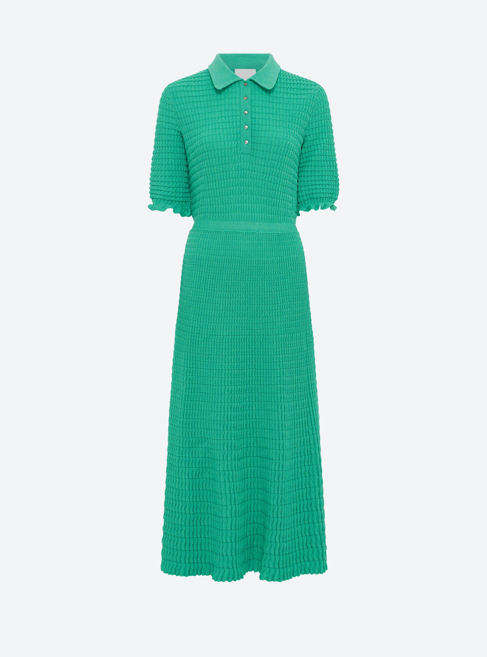 Robe maille de luxe - Robe longue maille origami Seychelles