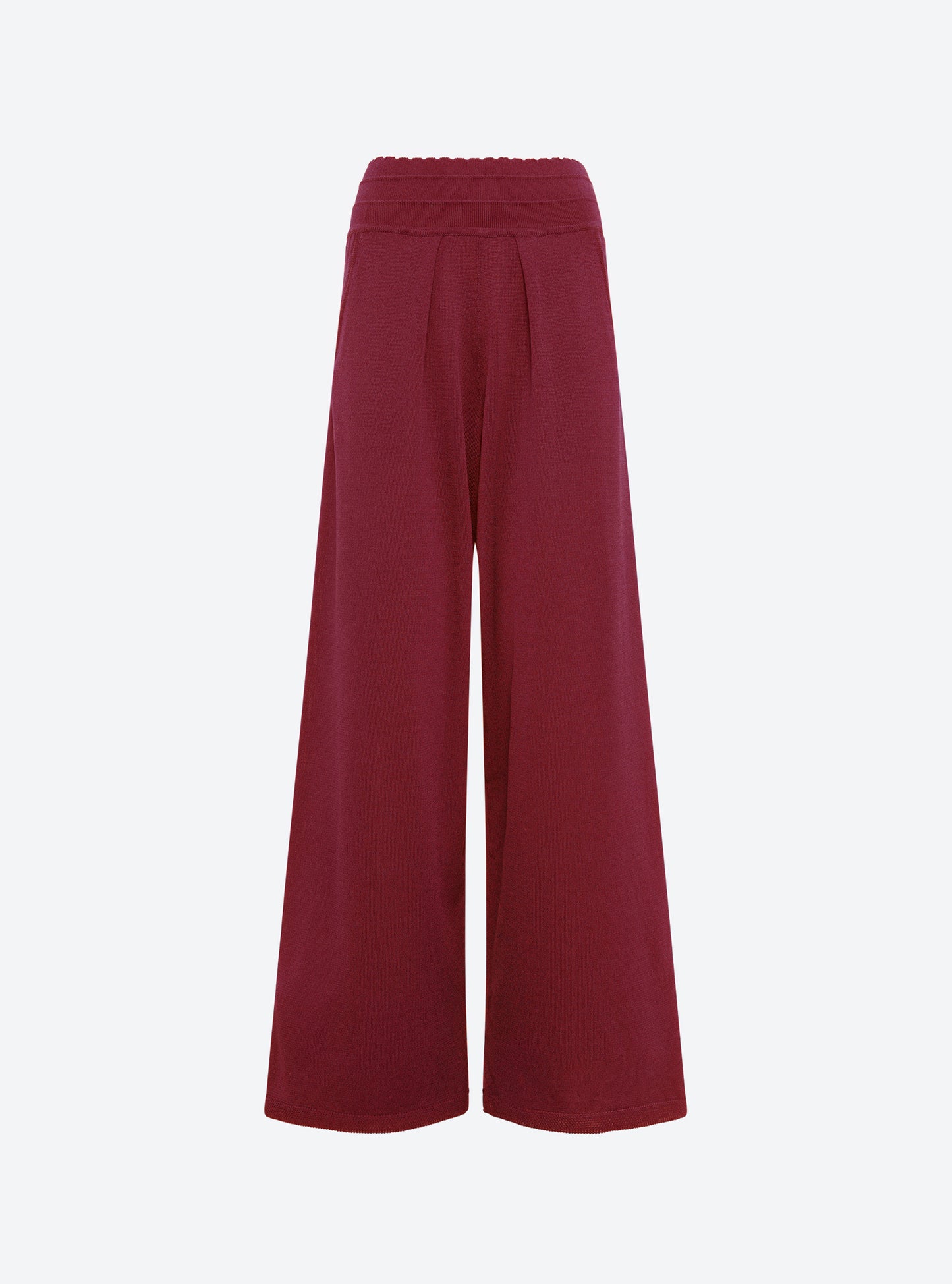 Lightweight fluid knit pants