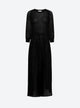 Lightweight pointelle knit dress