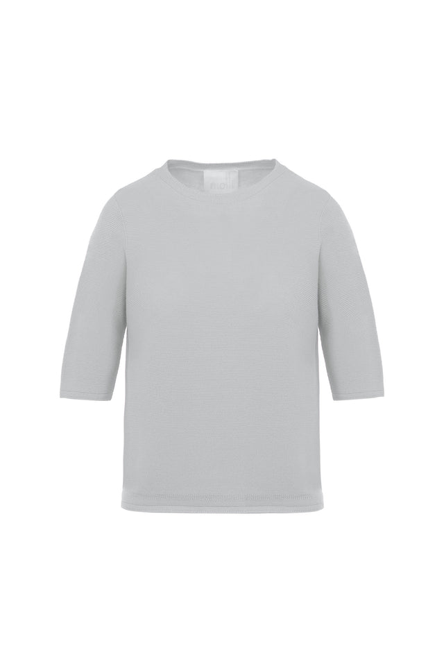 fine top with elbow-length sleeves - Image principale