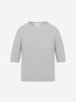 Top fin maille manches coudes