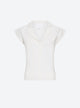 Top petit col chemise
