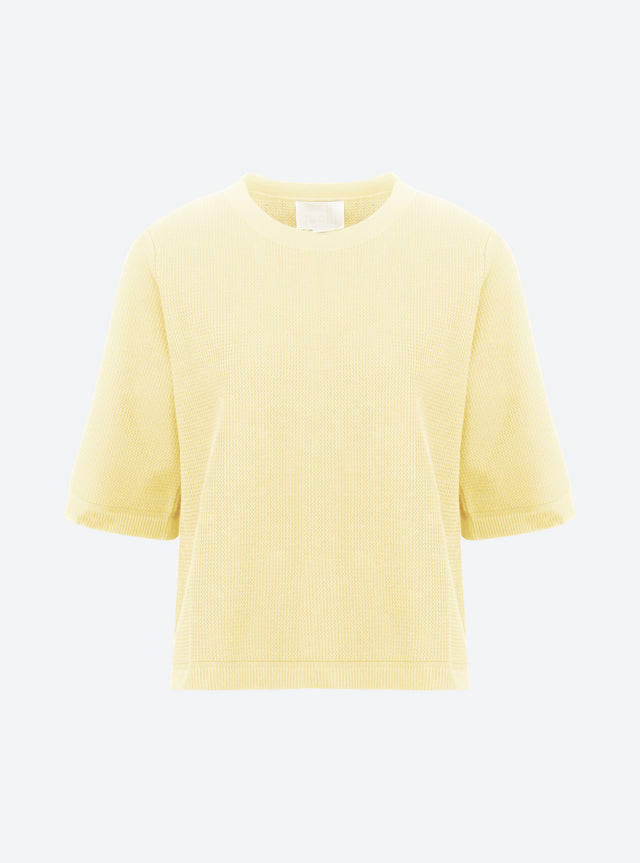 top in fine wavy knit - Image principale
