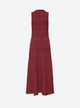 Long zig-zag knit dress