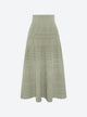 long skirt in a rick-rack knit