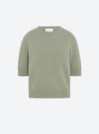 elbow-length sleeves top