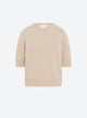 elbow-length sleeves top