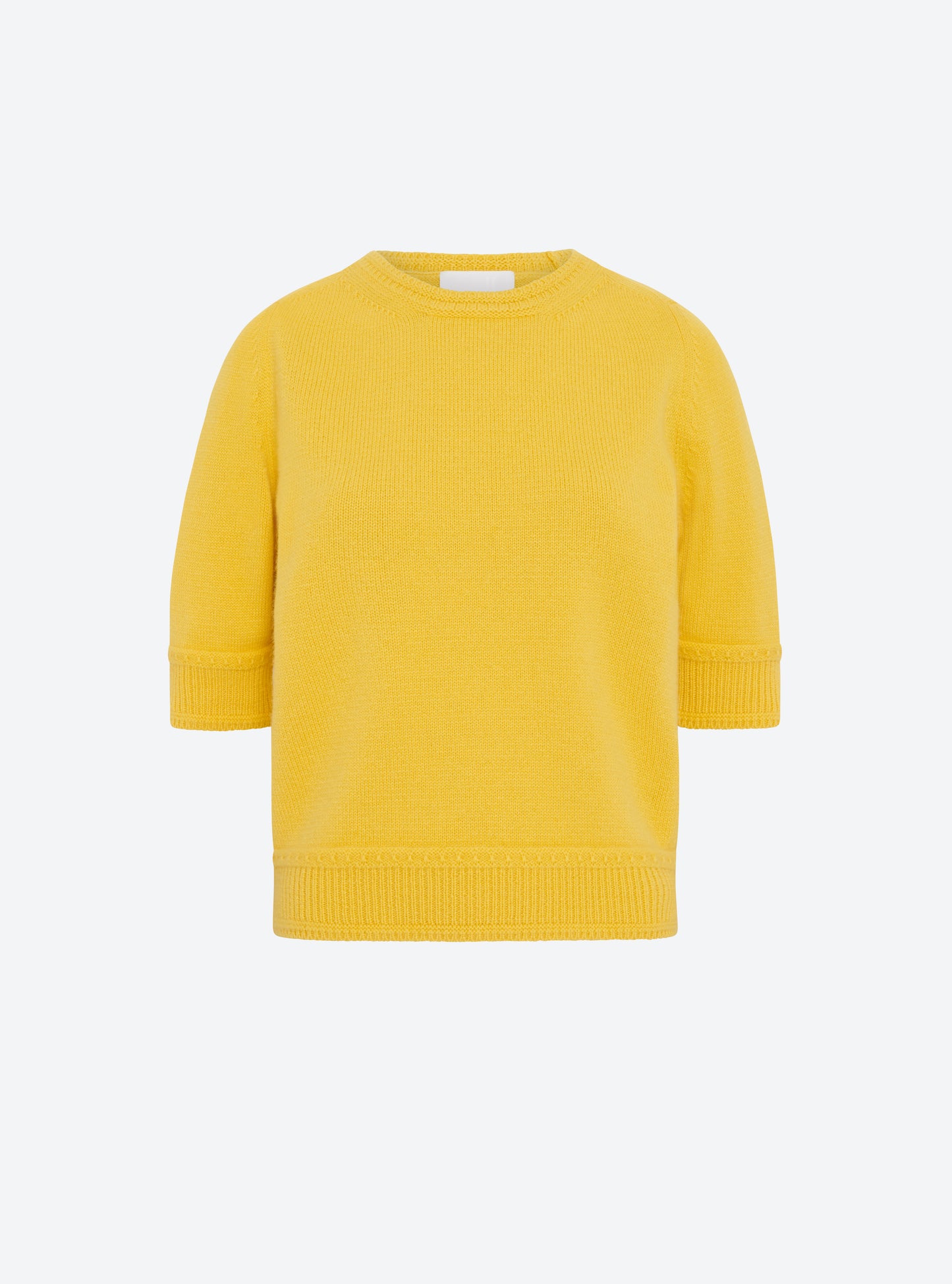 Top en maille de luxe Molli - Top maille manches coudes soleil