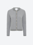 wicker knit cardigan
