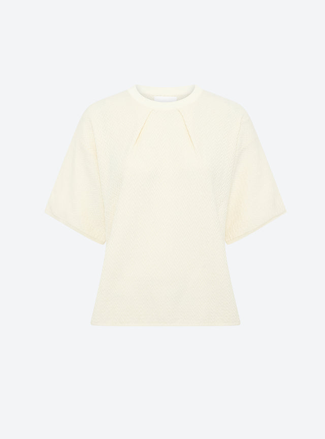 top fin maille chevron - Image principale