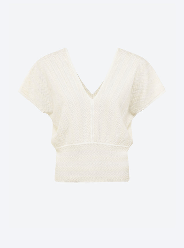 top V maille chevron - Image principale
