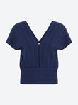 Top in herringbone knit