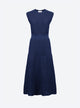 Long dress in pointelle knit