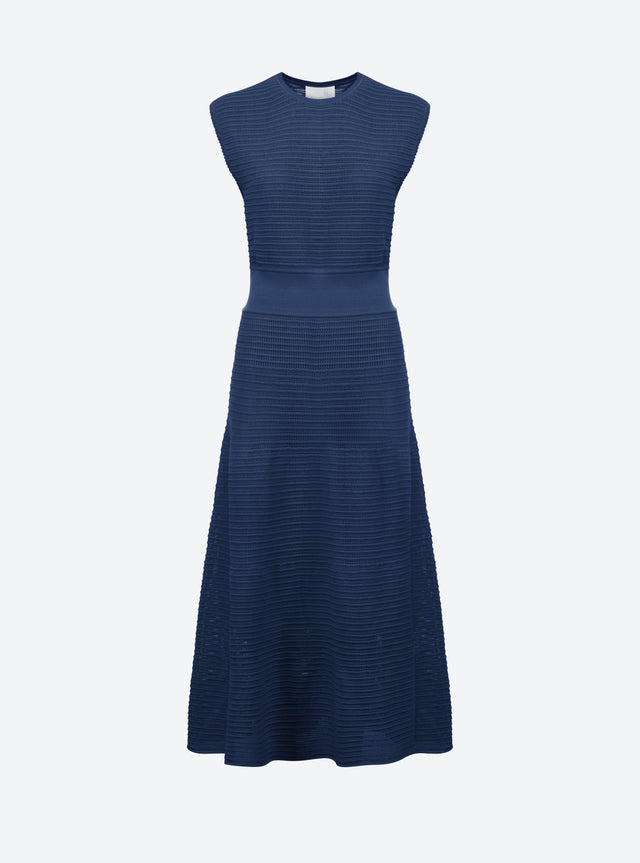 robe longue maille pointelle - Image principale