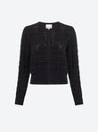 Cardigan maille trèfle