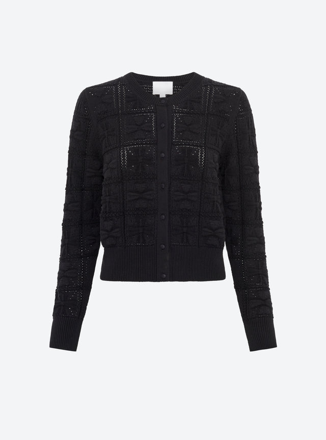 cardigan maille trèfle - Image principale