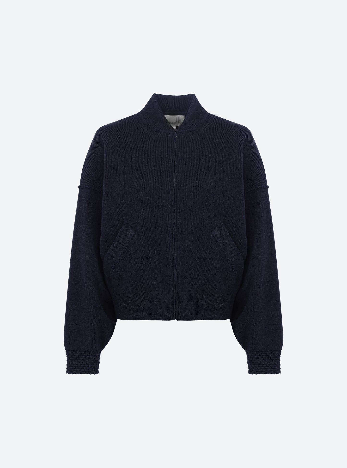 Veste en maille de luxe Molli - Veste bomber en maille nuit