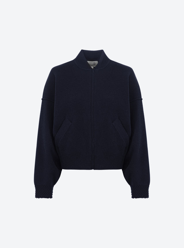 veste bomber en maille - Image principale