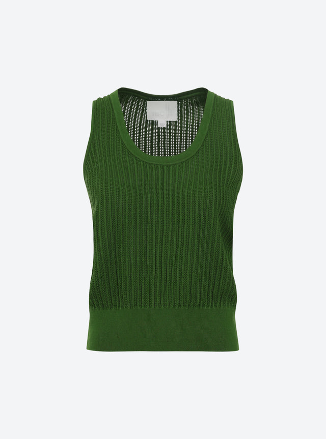 débardeur maille pointelle - Image principale