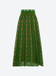 long ikat knit skirt