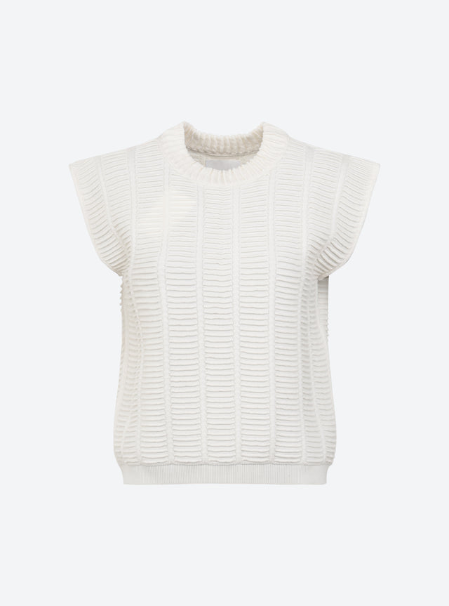 top structuré maille couture - Image principale