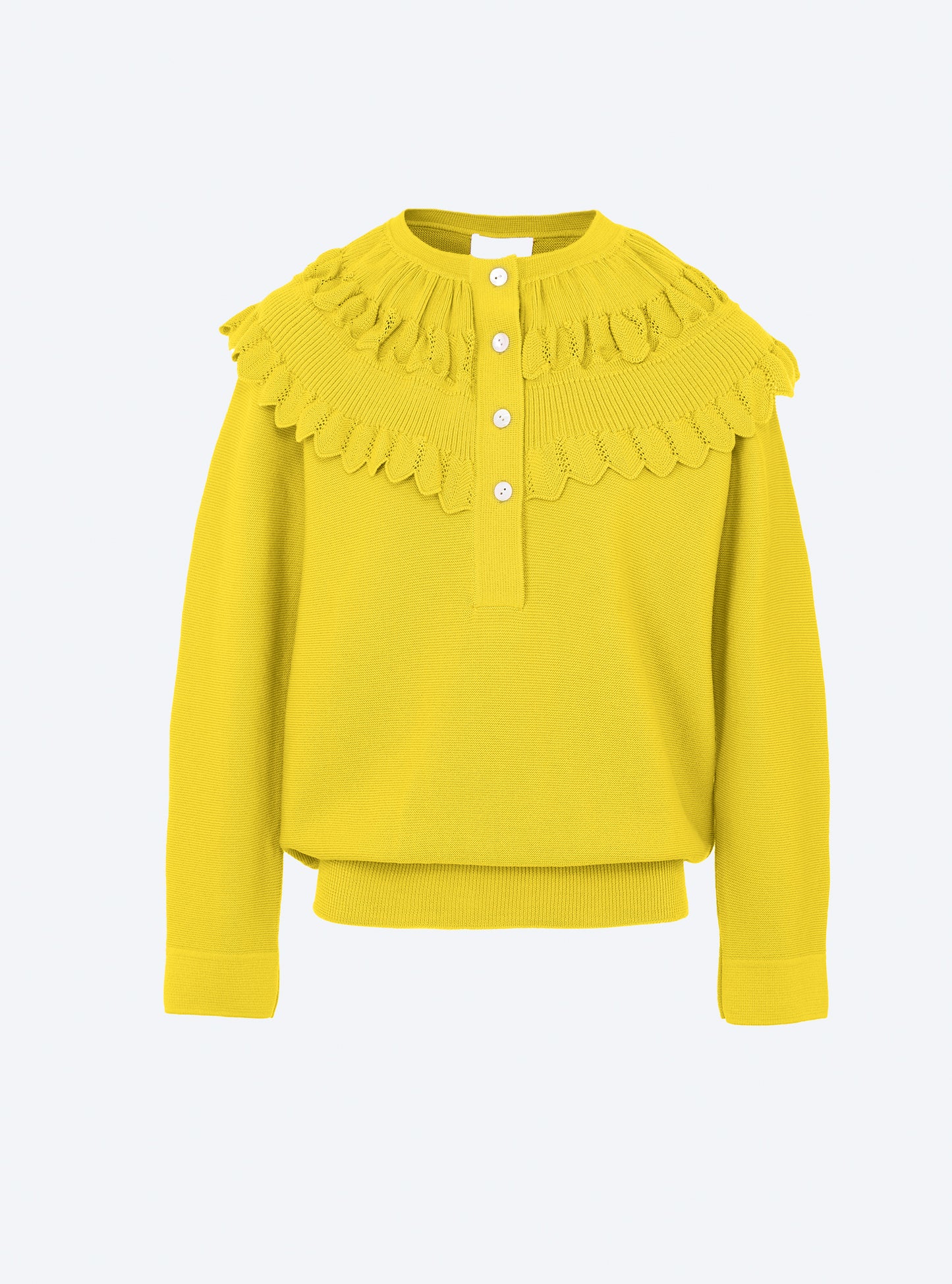 Blouse en maille à maxi col - Molli