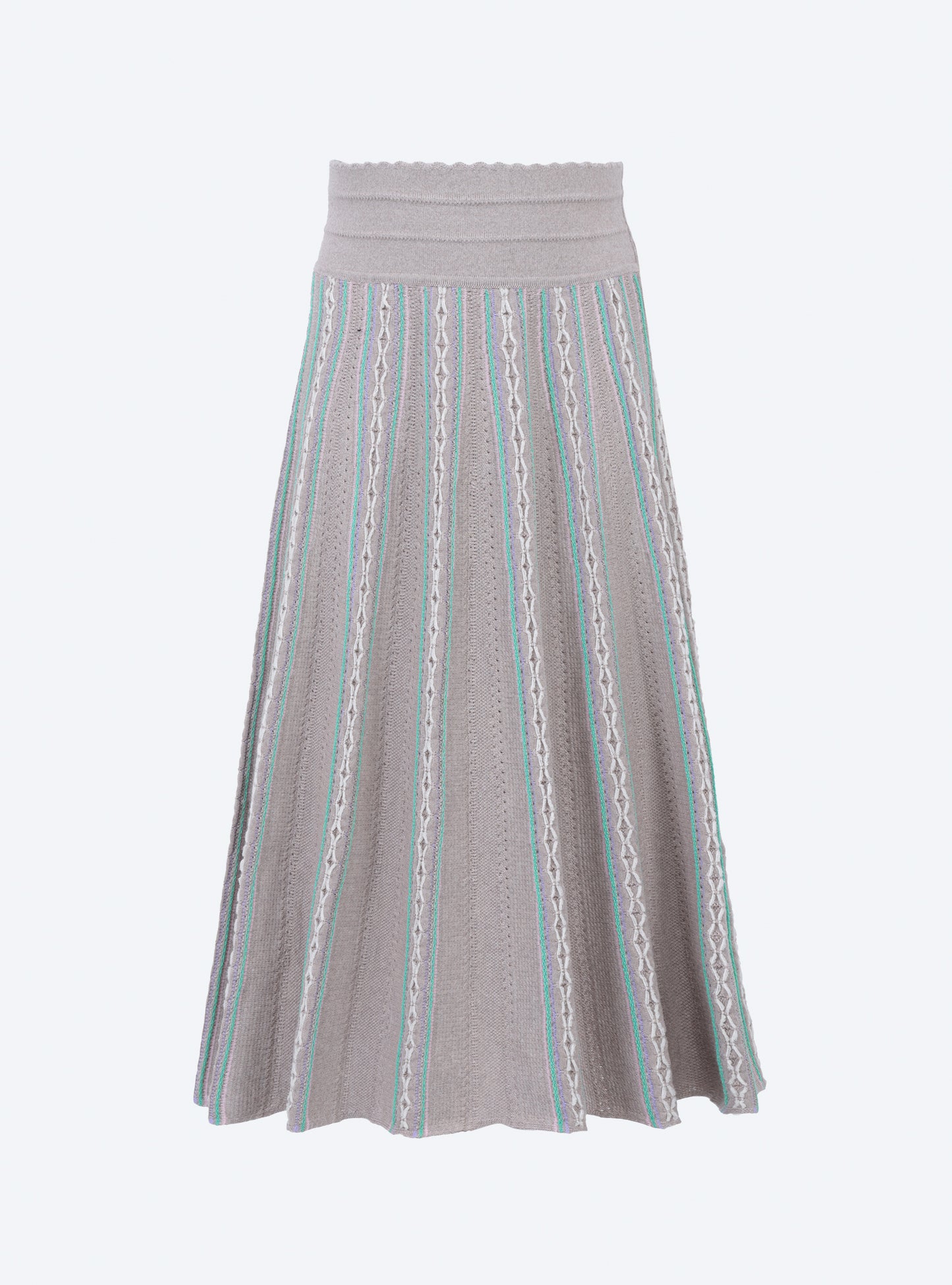 Jupe en maille fils entrelacés - Molli