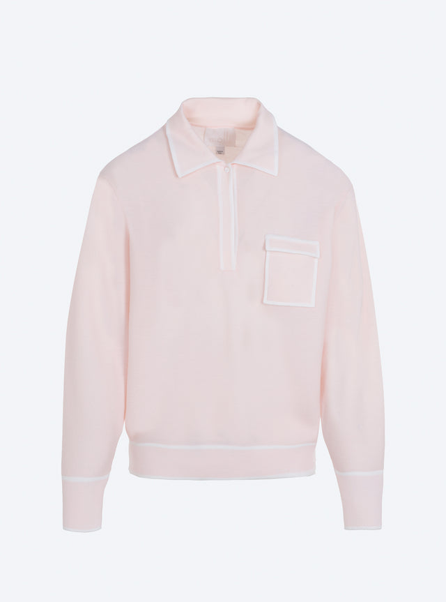 chemise maille col gansé - Image principale