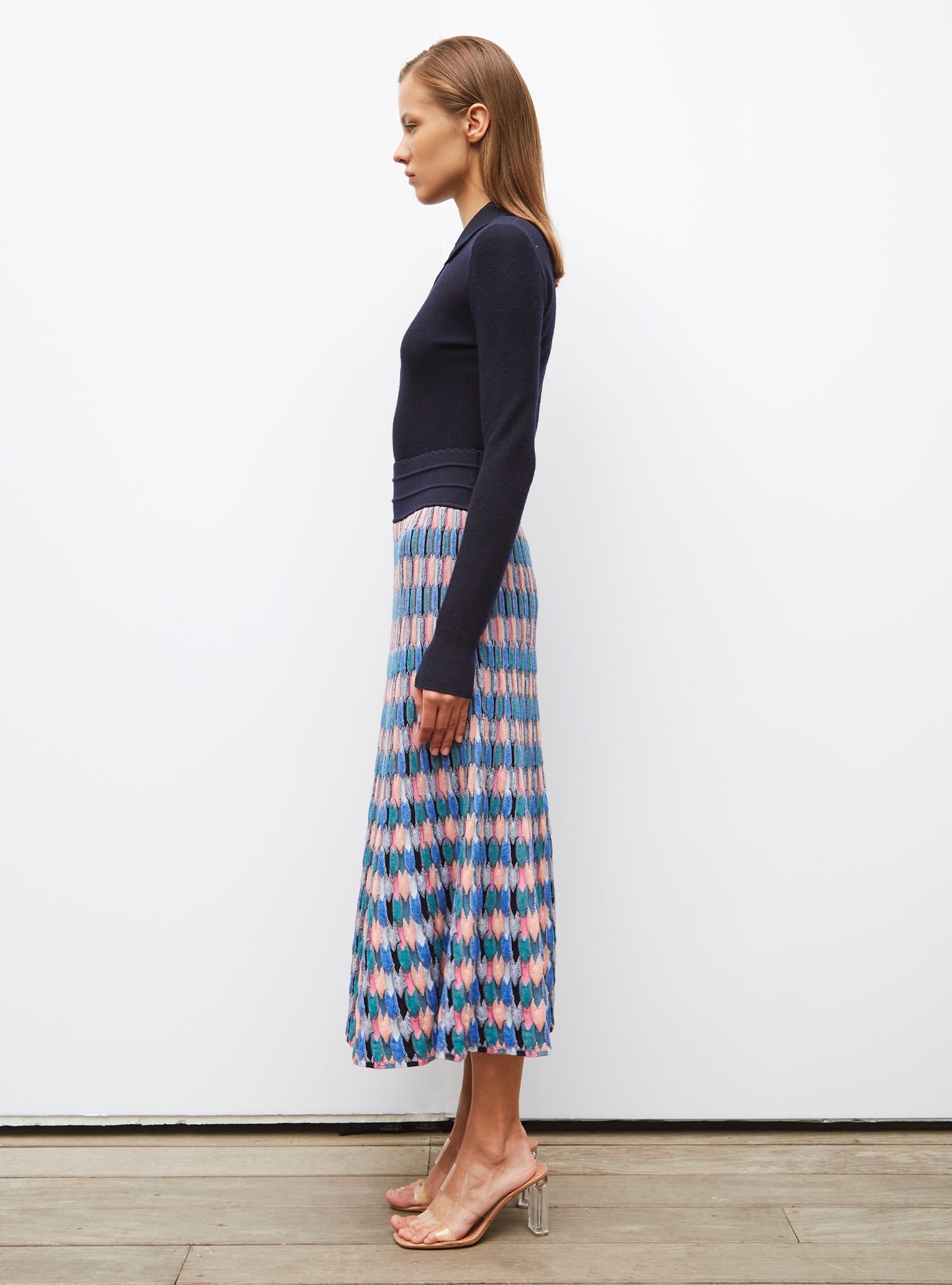 Polo fin en maille point mousse - Polos de luxe