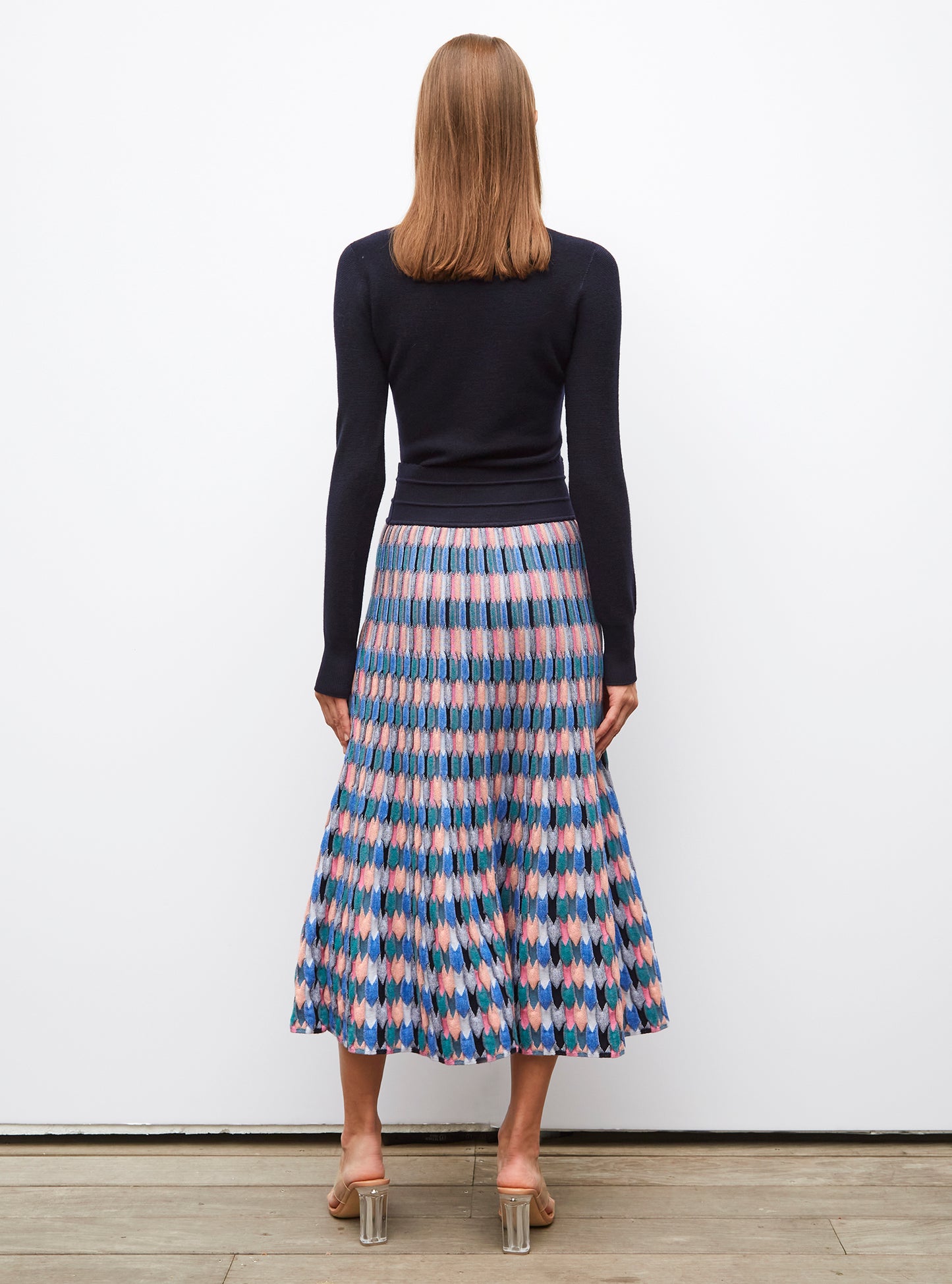 Polo fin en maille point mousse - Vêtement de luxe femme