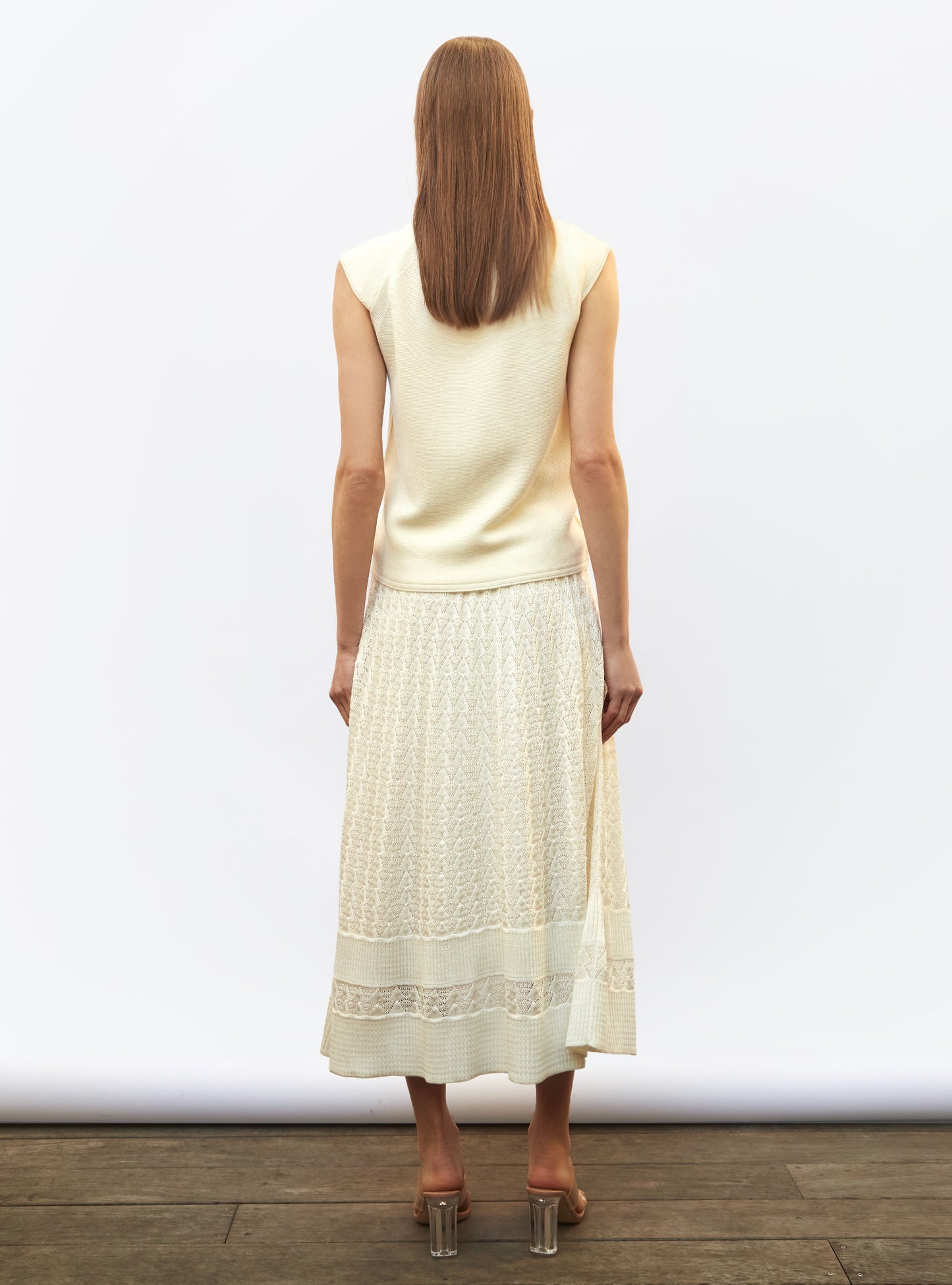 Jupe fluide papier marbre - Molli