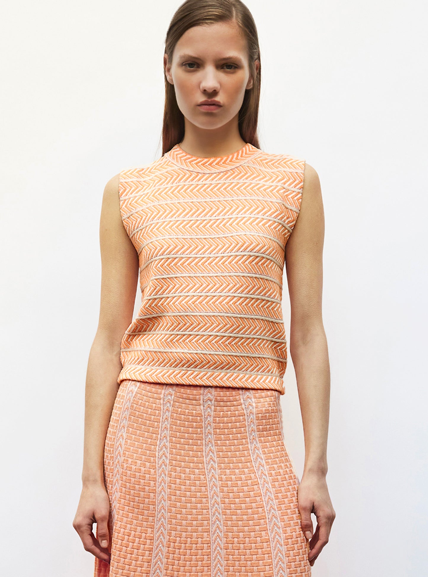 Top en maille panier tressé - Tops de luxe