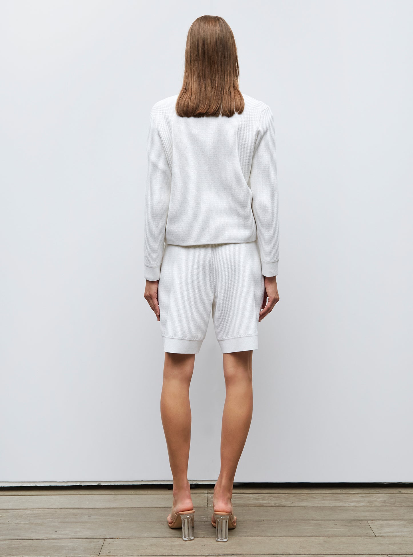 Veste en maille mini côte piquée - Vêtement de luxe femme