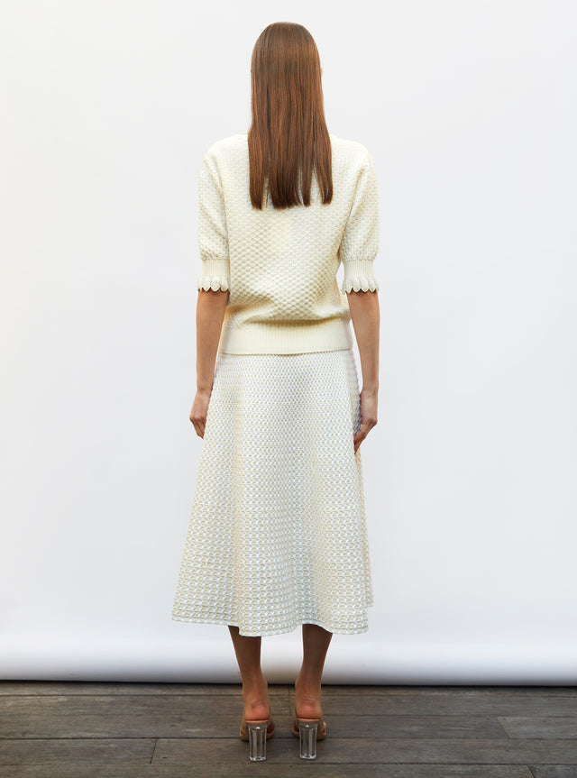 romantic top with v-neckline - Image principale