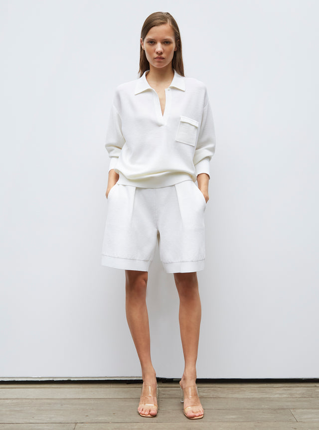 chemise maille col gansé - Image principale