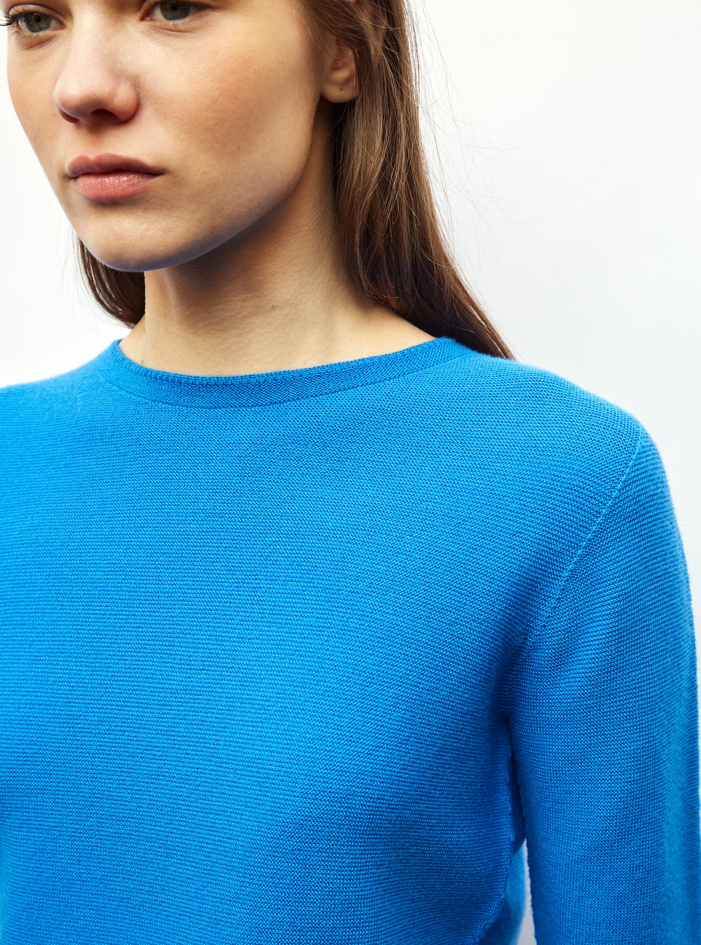 Tops de luxe femme - Top fin à manches coudes