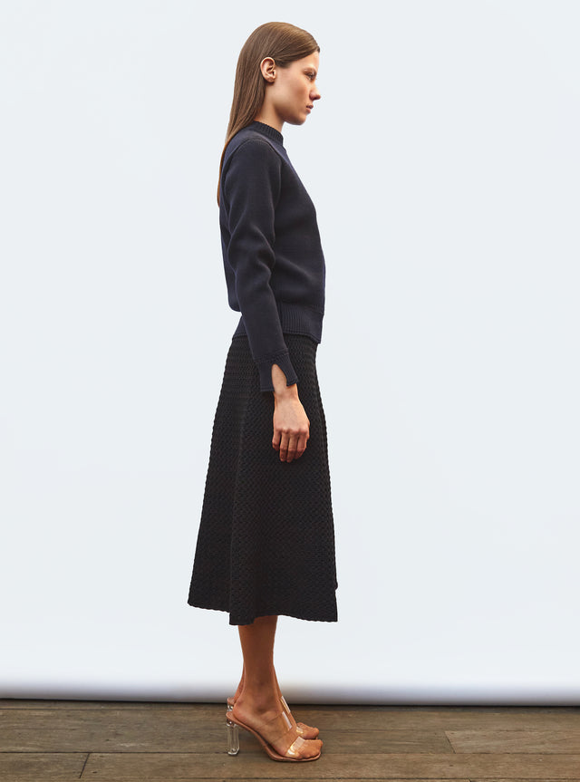 pull droit détails tressés - Image principale